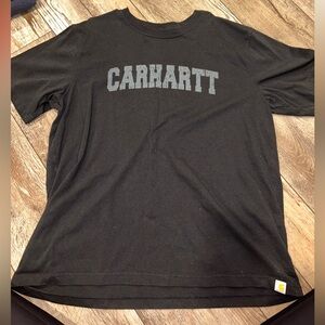 Carhartt Black Tee with Gray Logo